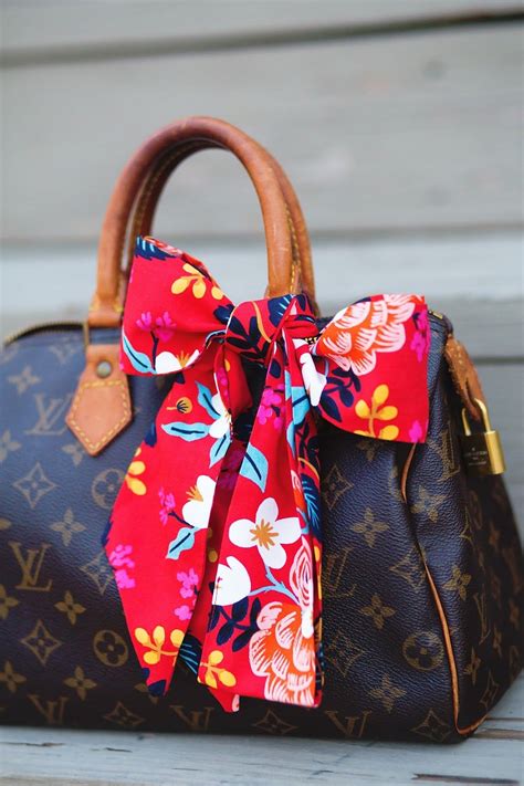 louis vuitton bags with scarf